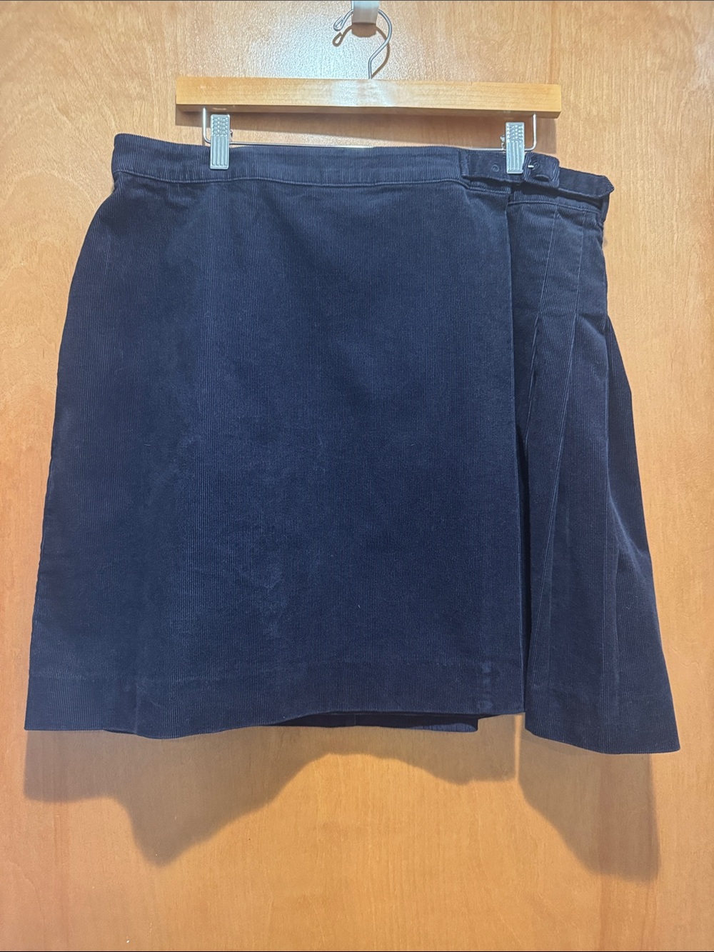 Boden Cord Kilt Navy Skirt. Size 14. NWT